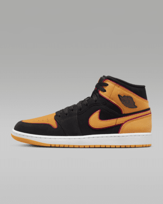Orange and black nike sneakers clearance
